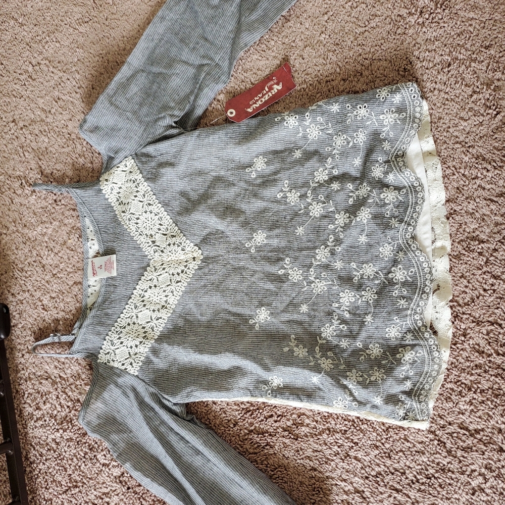 Nwt Arizona Jeans Girls Top